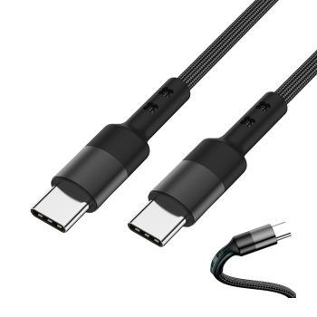 Schnellladekabel 60W/100W USB-C auf USB-C Datenkabel | Laptop | MacBook | iPad | Huawei | Samsung 1m